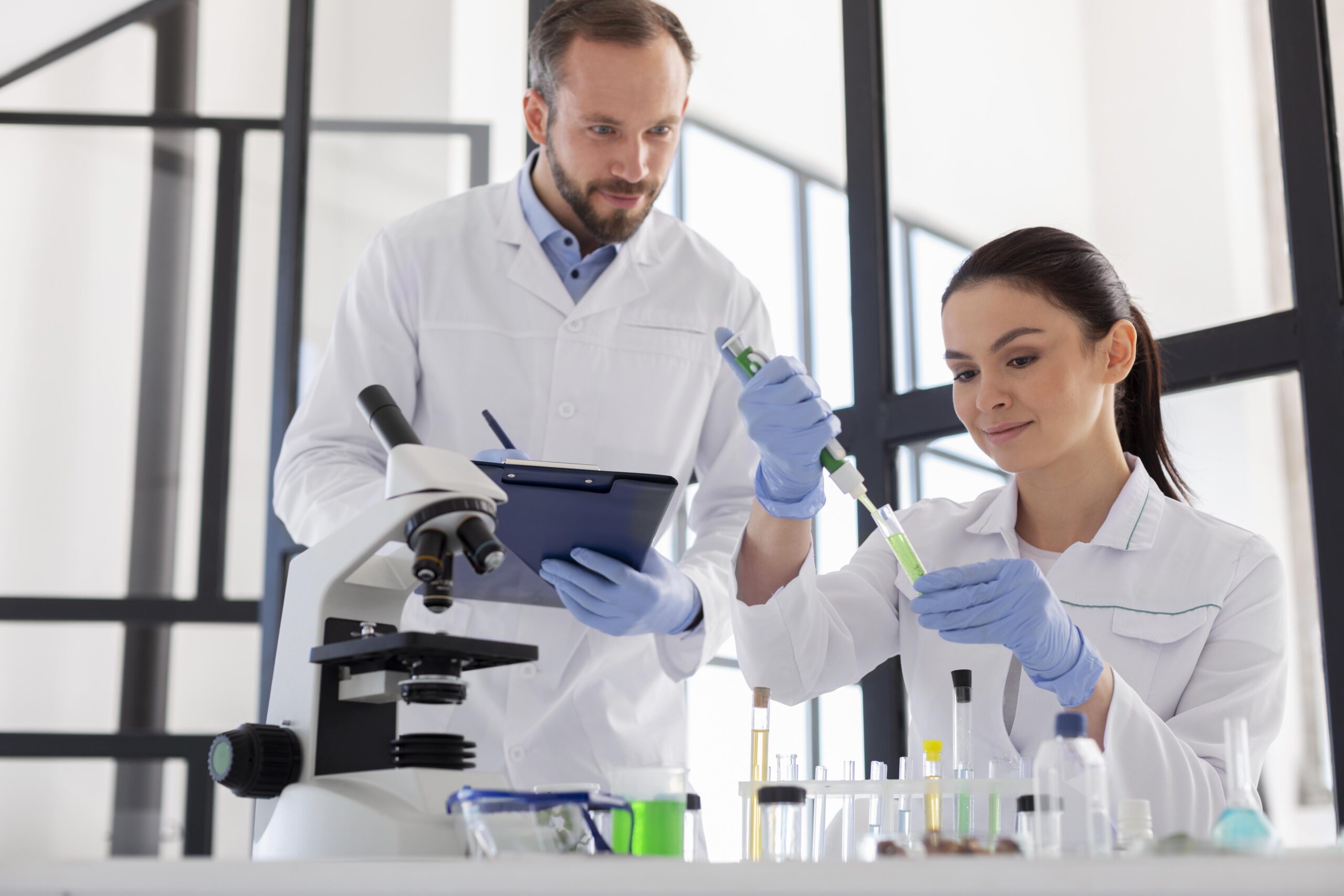 Científicos en el laboratorio